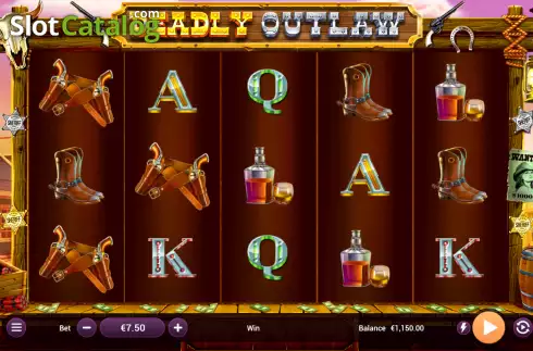 Οθόνη2. Deadly Outlaw (Fine Edge Gaming) Κουλοχέρης