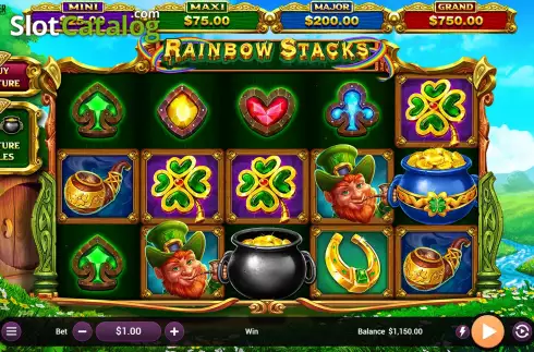 Οθόνη3. Rainbow Stacks Κουλοχέρης