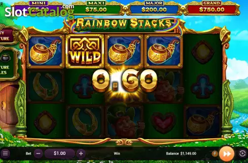 Οθόνη4. Rainbow Stacks Κουλοχέρης