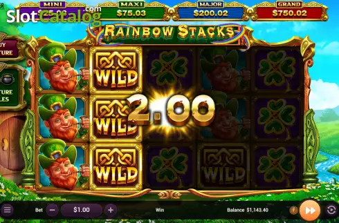 Οθόνη5. Rainbow Stacks Κουλοχέρης