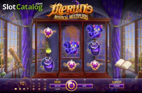 Οθόνη2. Merlin’s Mystical Multipliers Κουλοχέρης