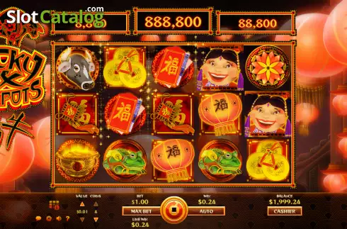 Οθόνη3. Lucky Ox Jackpots Κουλοχέρης