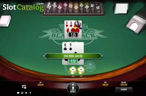 Οθόνη3. Rolling Stack Blackjack Κουλοχέρης