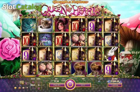 Οθόνη2. Fairytale Fortunes Queen of Hearts Κουλοχέρης