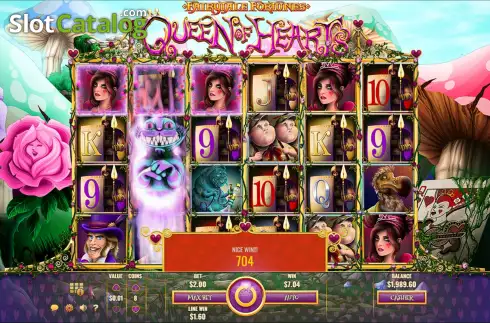 Οθόνη5. Fairytale Fortunes Queen of Hearts Κουλοχέρης
