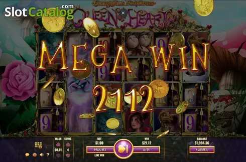 Οθόνη6. Fairytale Fortunes Queen of Hearts Κουλοχέρης