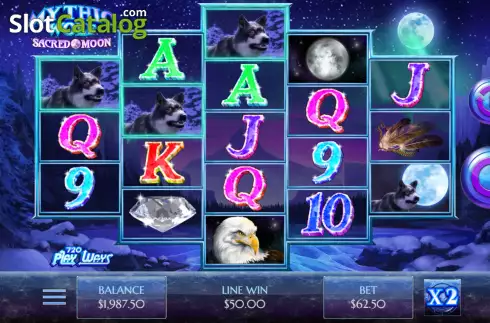 Οθόνη3. Mythic Wolf Sacred Moon Κουλοχέρης