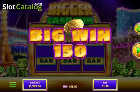 Οθόνη4. Bigger Cash Win Κουλοχέρης