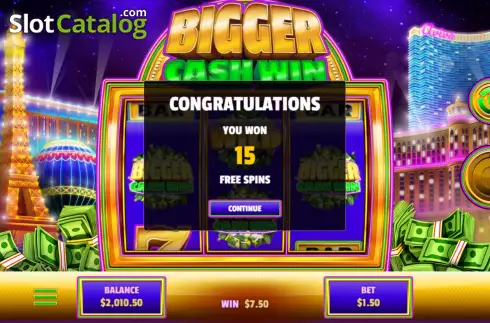 Οθόνη5. Bigger Cash Win Κουλοχέρης