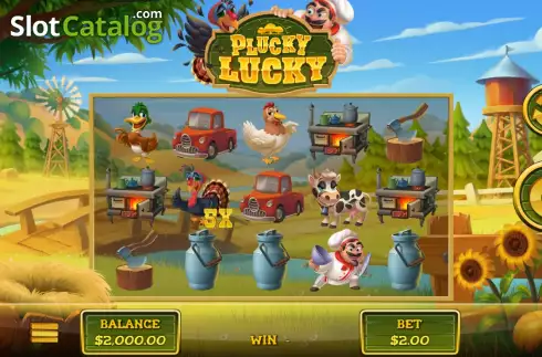 Οθόνη2. Plucky Lucky Κουλοχέρης