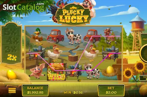 Οθόνη7. Plucky Lucky Κουλοχέρης