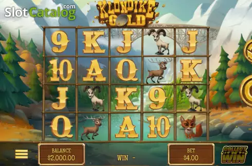 Οθόνη2. Klondike Gold Κουλοχέρης