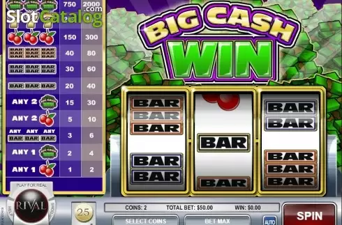 Οθόνη2. Big Cash Win Κουλοχέρης 