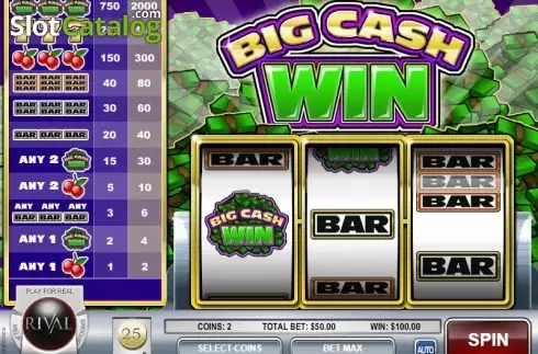 Οθόνη3. Big Cash Win Κουλοχέρης 