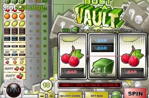 Οθόνη3. Bust a Vault (Rival Gaming) Κουλοχέρης