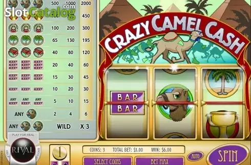 Οθόνη3. Crazy Camel Cash Κουλοχέρης
