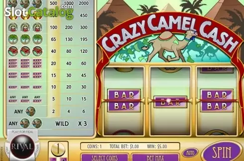 Οθόνη4. Crazy Camel Cash Κουλοχέρης