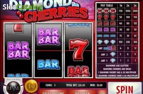 Οθόνη2. Diamond Cherries Κουλοχέρης