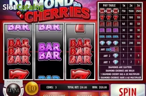 Οθόνη4. Diamond Cherries Κουλοχέρης