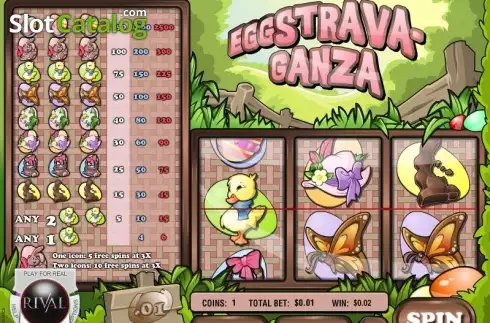 Οθόνη2. Eggstravaganza (Rival Gaming) Κουλοχέρης