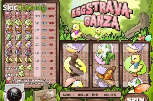 Οθόνη3. Eggstravaganza (Rival Gaming) Κουλοχέρης