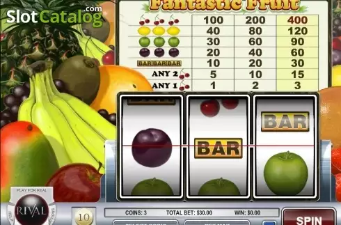 Οθόνη2. Fantastic Fruit Machine Κουλοχέρης