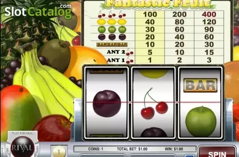Οθόνη3. Fantastic Fruit Machine Κουλοχέρης