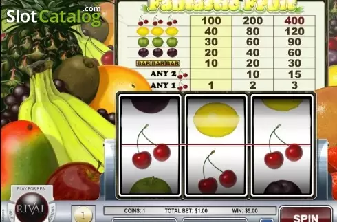 Οθόνη4. Fantastic Fruit Machine Κουλοχέρης