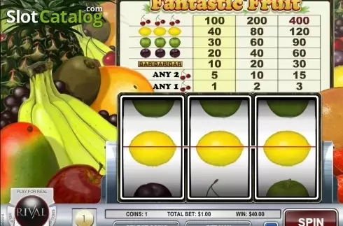 Οθόνη5. Fantastic Fruit Machine Κουλοχέρης