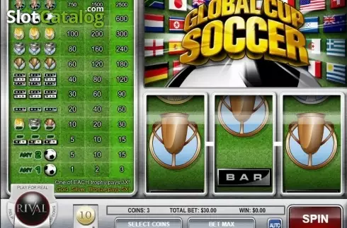 Οθόνη2. Global Cup Soccer Κουλοχέρης