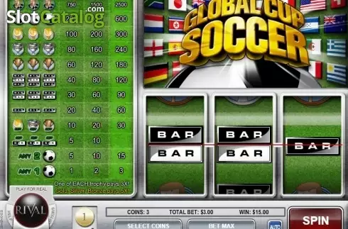 Οθόνη3. Global Cup Soccer Κουλοχέρης