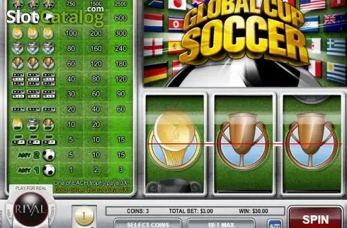 Οθόνη4. Global Cup Soccer Κουλοχέρης