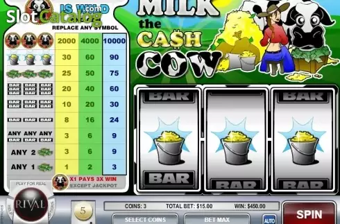 Οθόνη4. Milk the Cash Cow Κουλοχέρης 