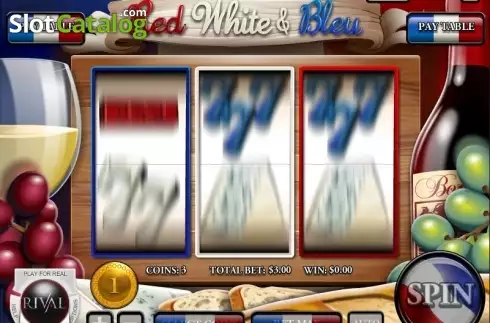 Οθόνη6. Red White and Bleu Κουλοχέρης