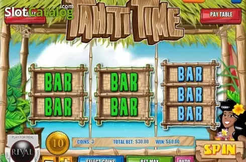 Οθόνη8. Tahiti Time Κουλοχέρης