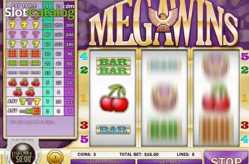 Οθόνη3. Megawins Κουλοχέρης