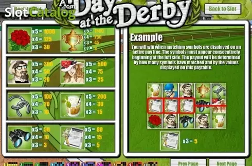 Οθόνη2. A Day at the Derby Κουλοχέρης