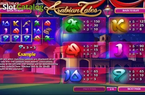 Οθόνη2. Arabian Tales (Rival Gaming) Κουλοχέρης