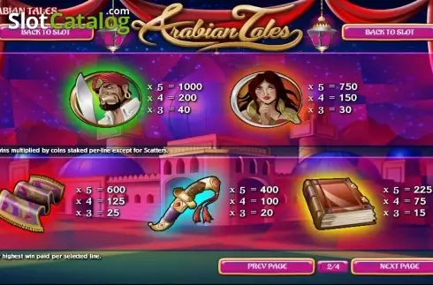 Οθόνη3. Arabian Tales (Rival Gaming) Κουλοχέρης