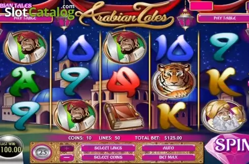 Οθόνη5. Arabian Tales (Rival Gaming) Κουλοχέρης
