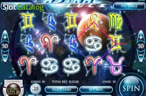 Οθόνη5. Astral Luck Κουλοχέρης
