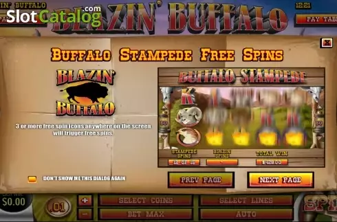 Οθόνη8. Blazin' Buffalo Κουλοχέρης 