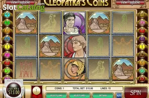 Οθόνη4. Cleopatra's Coins Κουλοχέρης