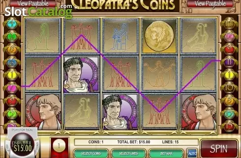 Οθόνη5. Cleopatra's Coins Κουλοχέρης