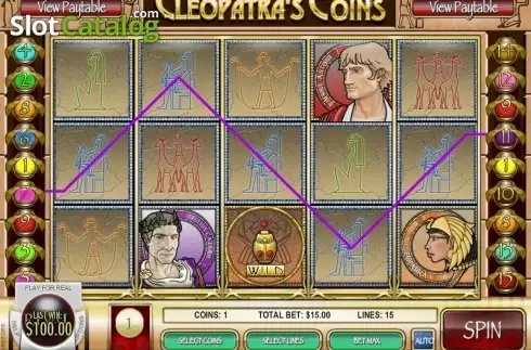 Οθόνη6. Cleopatra's Coins Κουλοχέρης