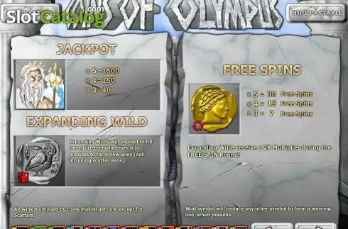 Οθόνη3. Coins of Olympus Κουλοχέρης