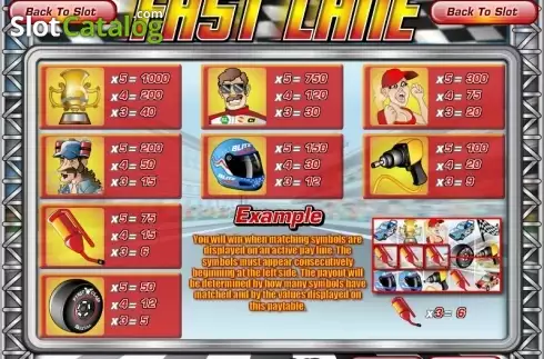 Οθόνη2. Fast Lane (Rival Gaming) Κουλοχέρης 