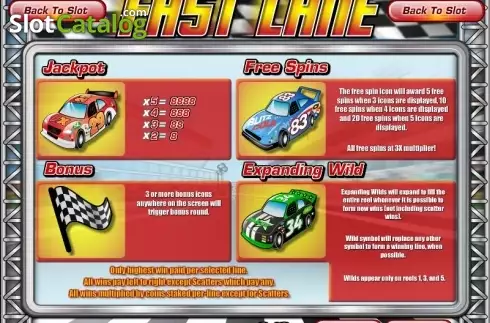 Οθόνη3. Fast Lane (Rival Gaming) Κουλοχέρης 