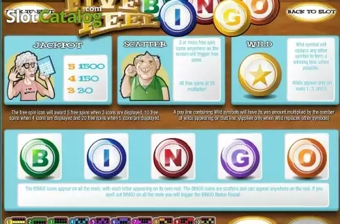 Οθόνη3. Five Reel Bingo Κουλοχέρης