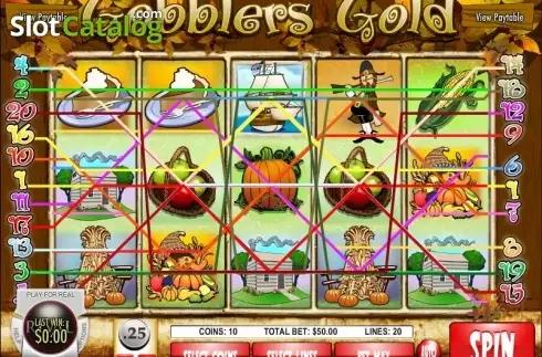 Οθόνη3. Gobblers Gold Κουλοχέρης